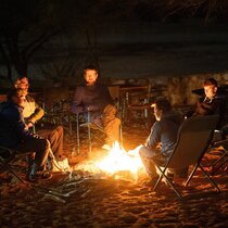 Austausch am Lagerfeuer Coachingreise